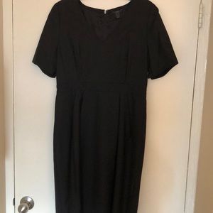 J Crew Black suit dress